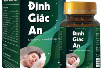 Định Giấc An, hỗ trợ ngủ ngon, dễ ngủ, an thần