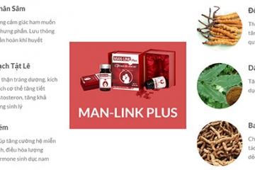 TPBVSK Man-link Plus Hỗ Trợ Tăng Cường Sinh Lực Ở Nam