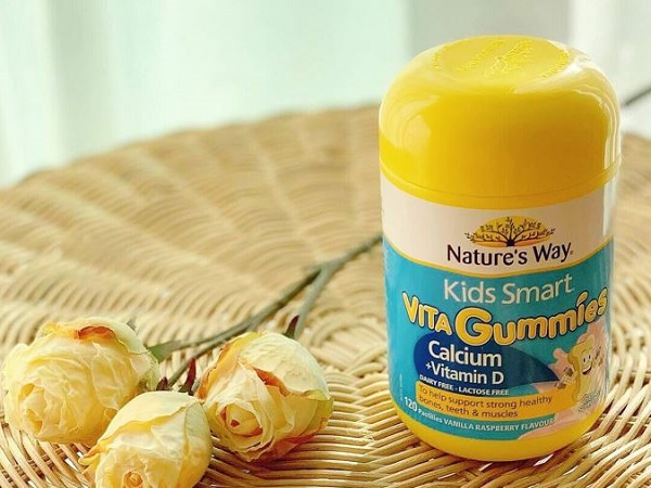 Canxi tăng chiều cao Nature's Way Vita Gummies Calcium + Vitamin D