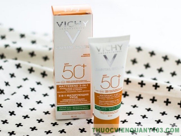 Giới thiệu về kem chống nắng dành cho da dầu VlCHY SPF50