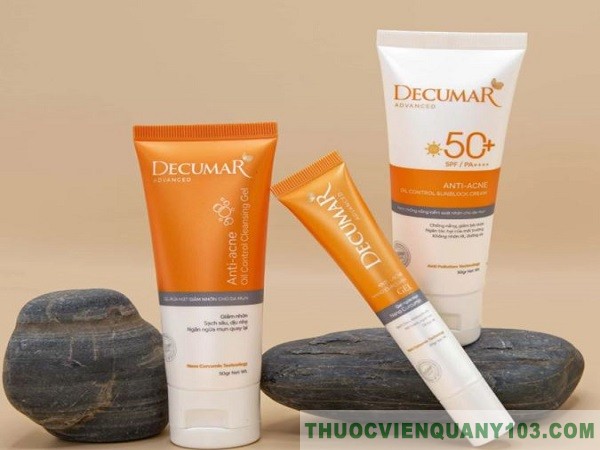 Thành phần có trong gel ngừa mụn Decumar