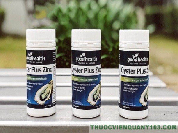 Hướng dẫn sử dụng tinh chất hàu biển Oyster Plus ZinC Goodhealth 60 viên
