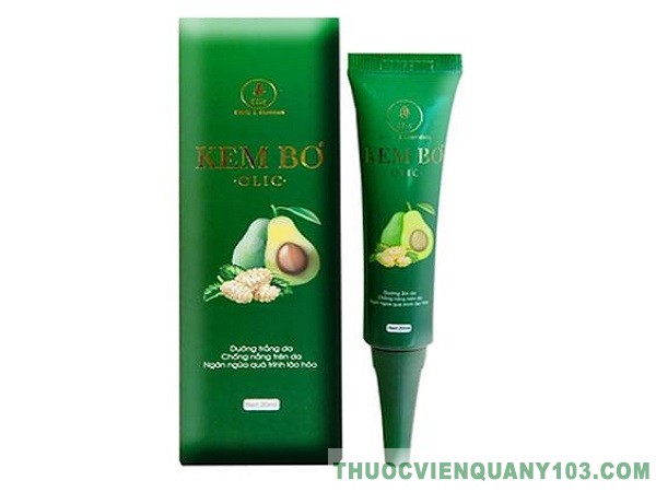 Thành phần của kem bơ cấy trắng Nano Olic