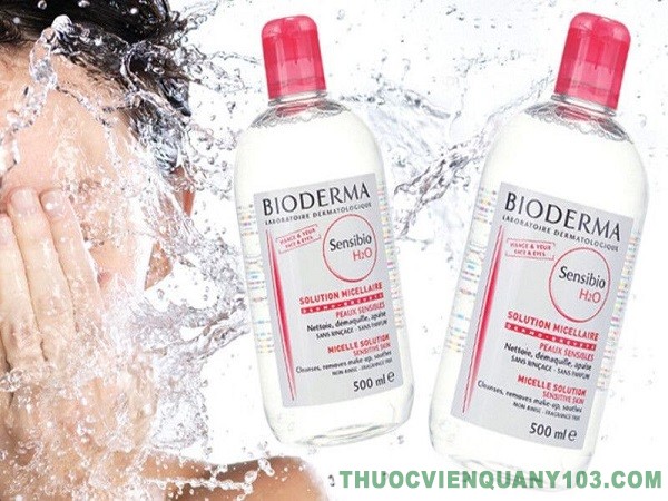 Nước tẩy trang Bioderma Créaline H20 (chai màu hồng)