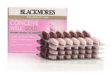 Viên uống Blackmores Conceive Well Gold giúp thụ thai hiệu quả